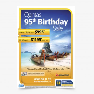 Harvey World Travel Campaign poster